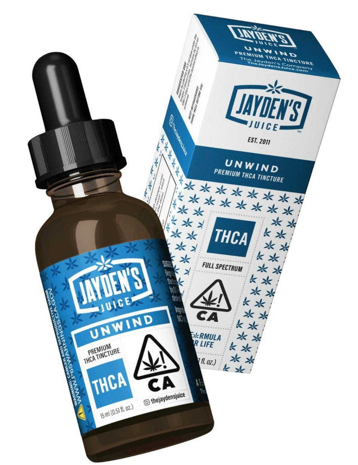 Jayden's Juice - THCA Unwind 15ml | Tincture