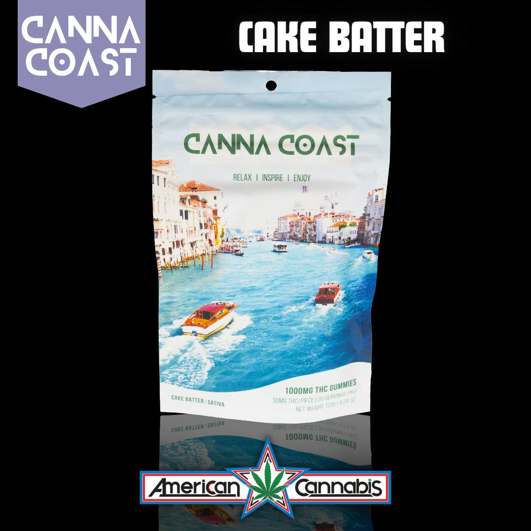 [Edibles] Canna Coast Cake Batter 1000mg [Sativa]