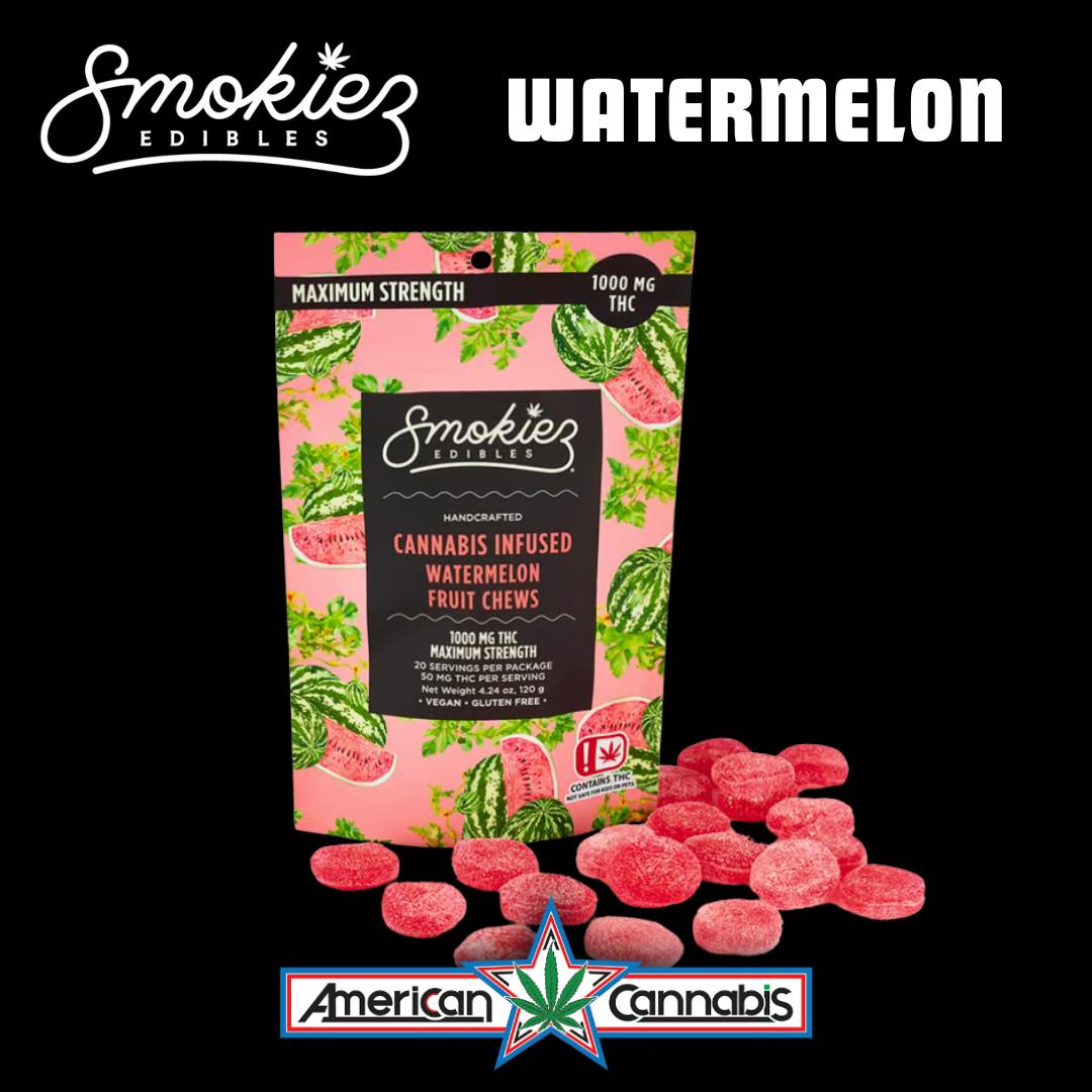 [Edible] Smokiez Edibles Sweet Watermelon 1000mg [Hybrid]