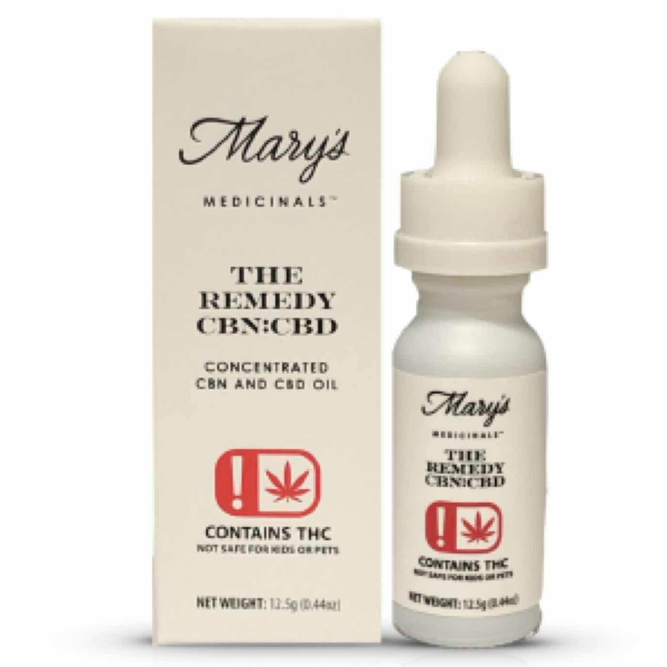 $75 | 15ml 1:1 The Remedy | CBD:CBN | Mary's Medicinals