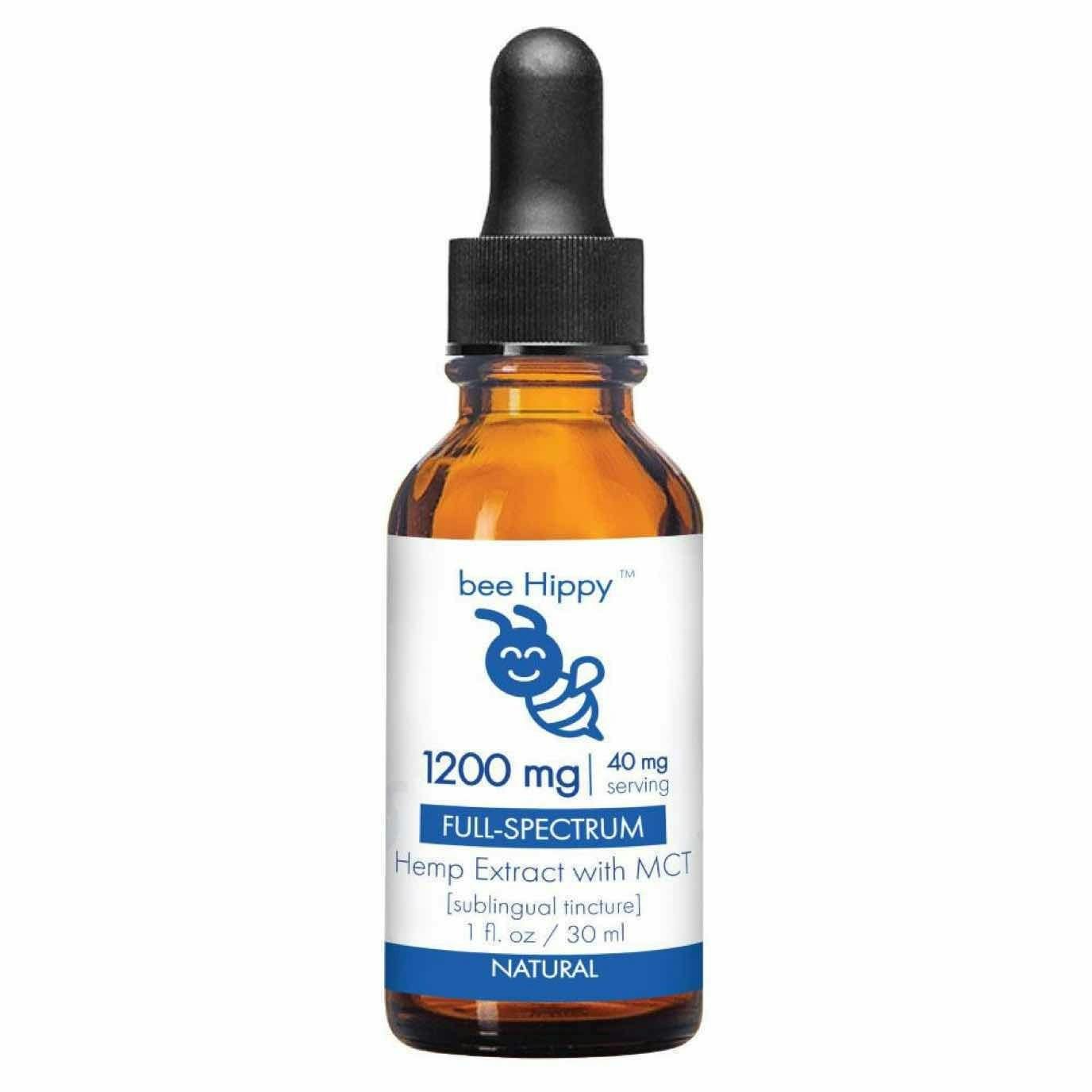 $52 | 1200mg CBD Tincture | bee Hippy