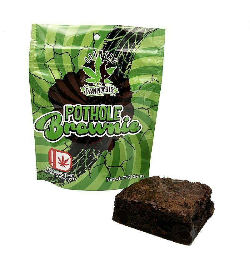 $20 | 1000mg Brownie | Country Cannabis | Pothole Brownie
