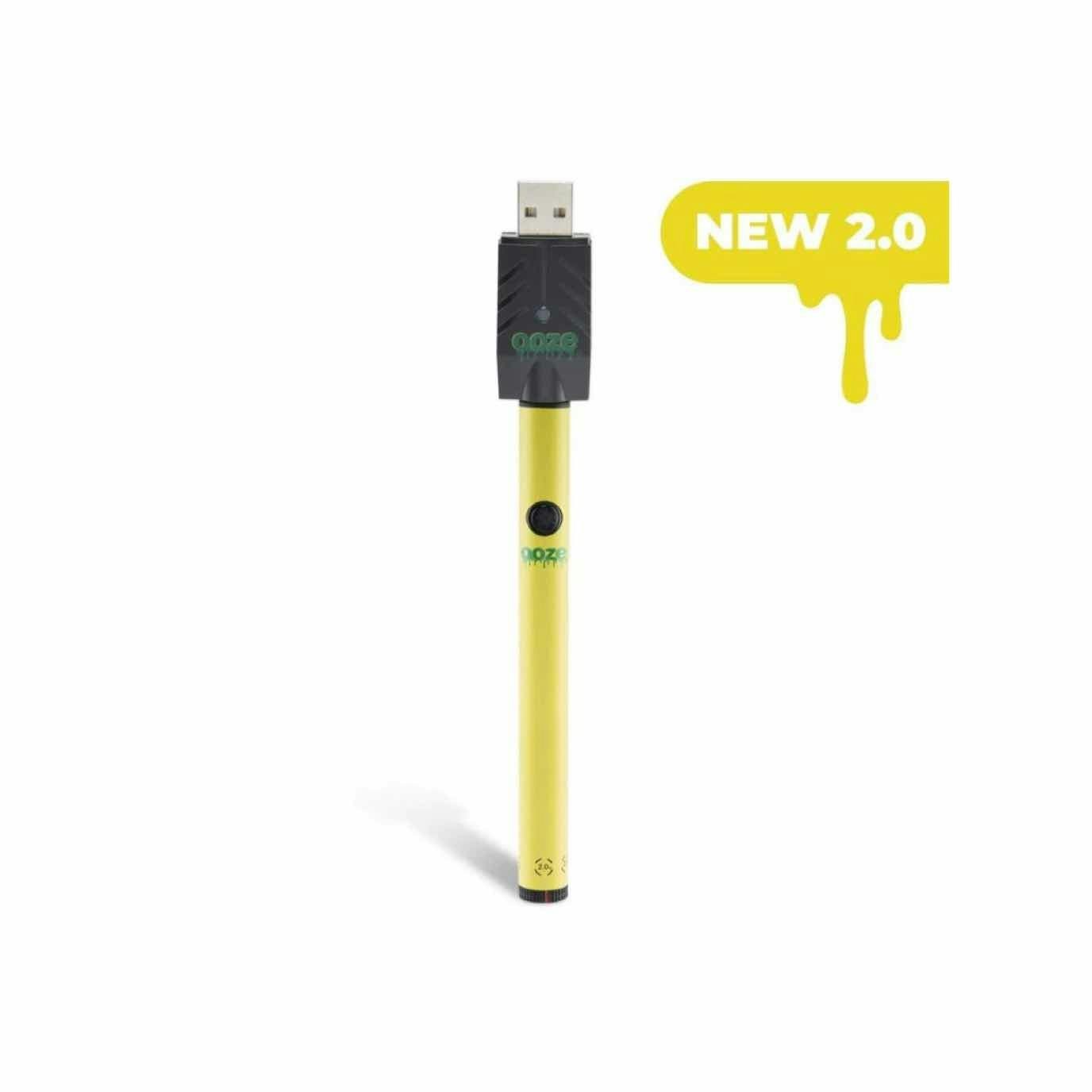 $20 | Ooze 2.0 Twist Battery Slim Pen | Mellow Yellow