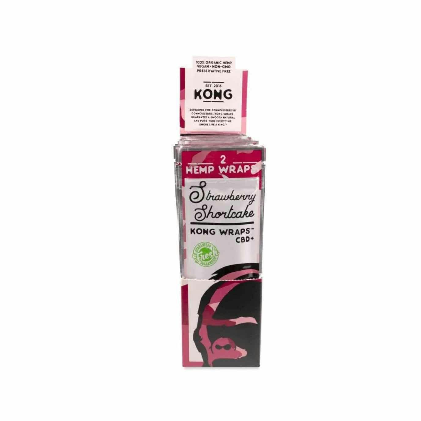 $3 | Kong Wraps 2pk +CBD | Strawberry Shortcake
