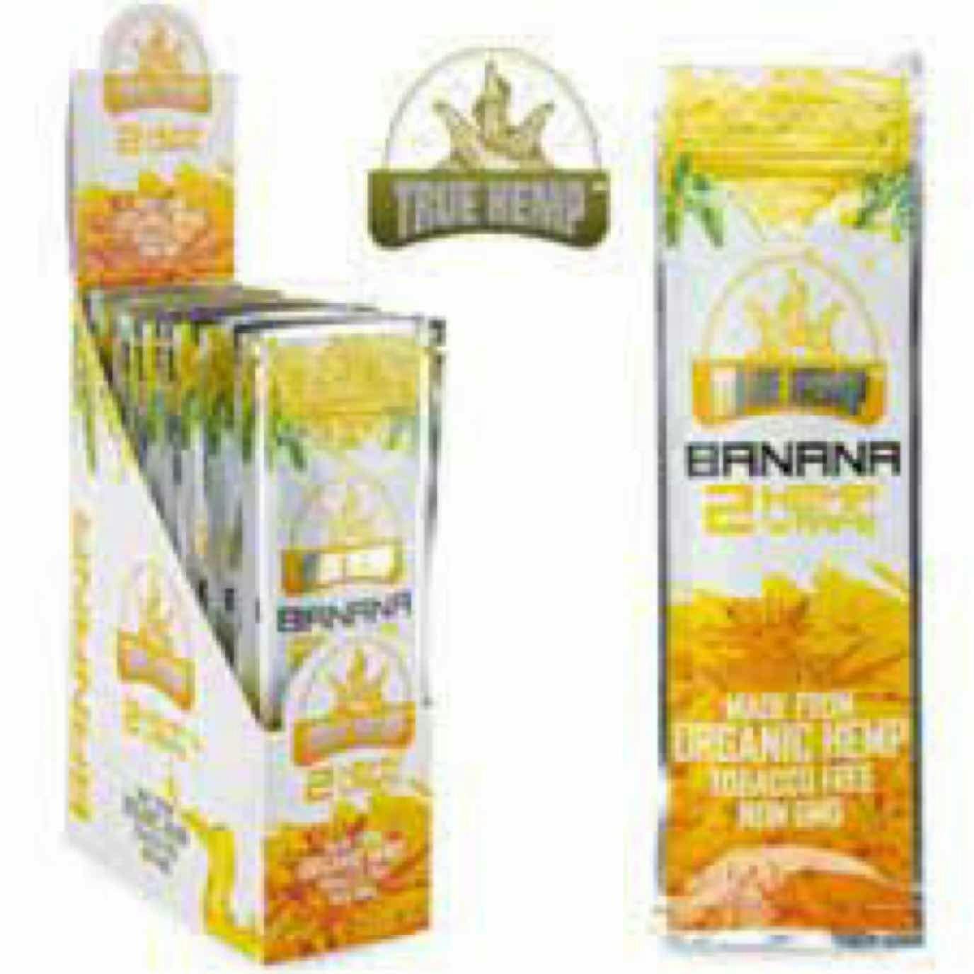 $1.25 | True Hemp Wraps 2pk | Banana