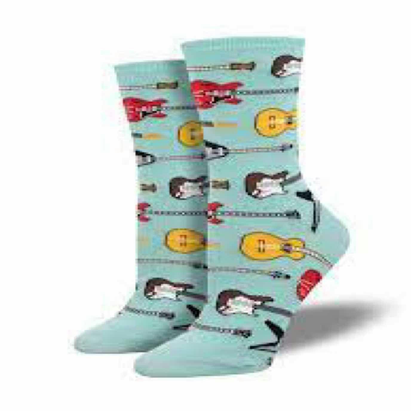 $8 | Guitar Riff | Blue | Socksmith