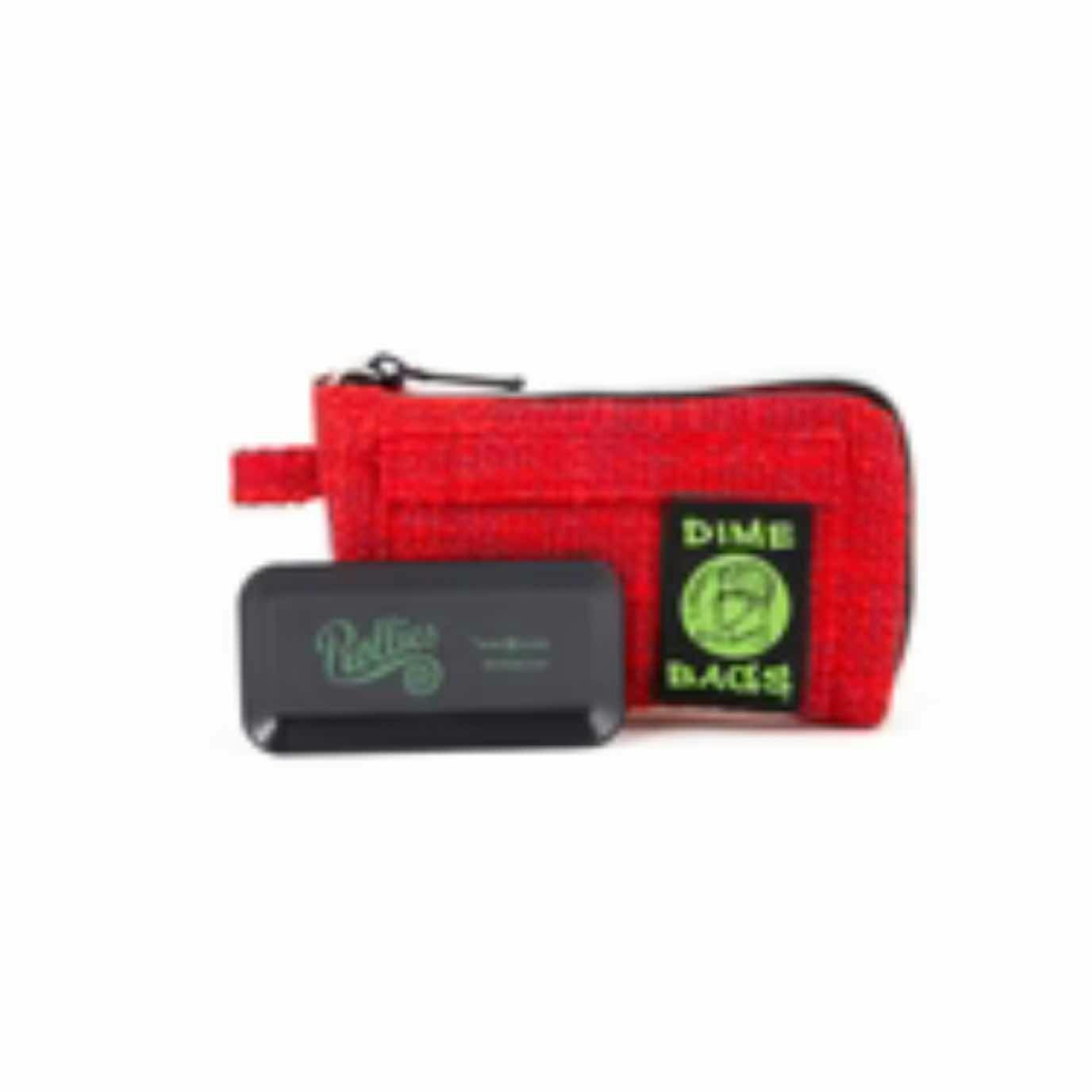 $25 | 7" All-In-One Padded Pouch | Dime Bags | Red