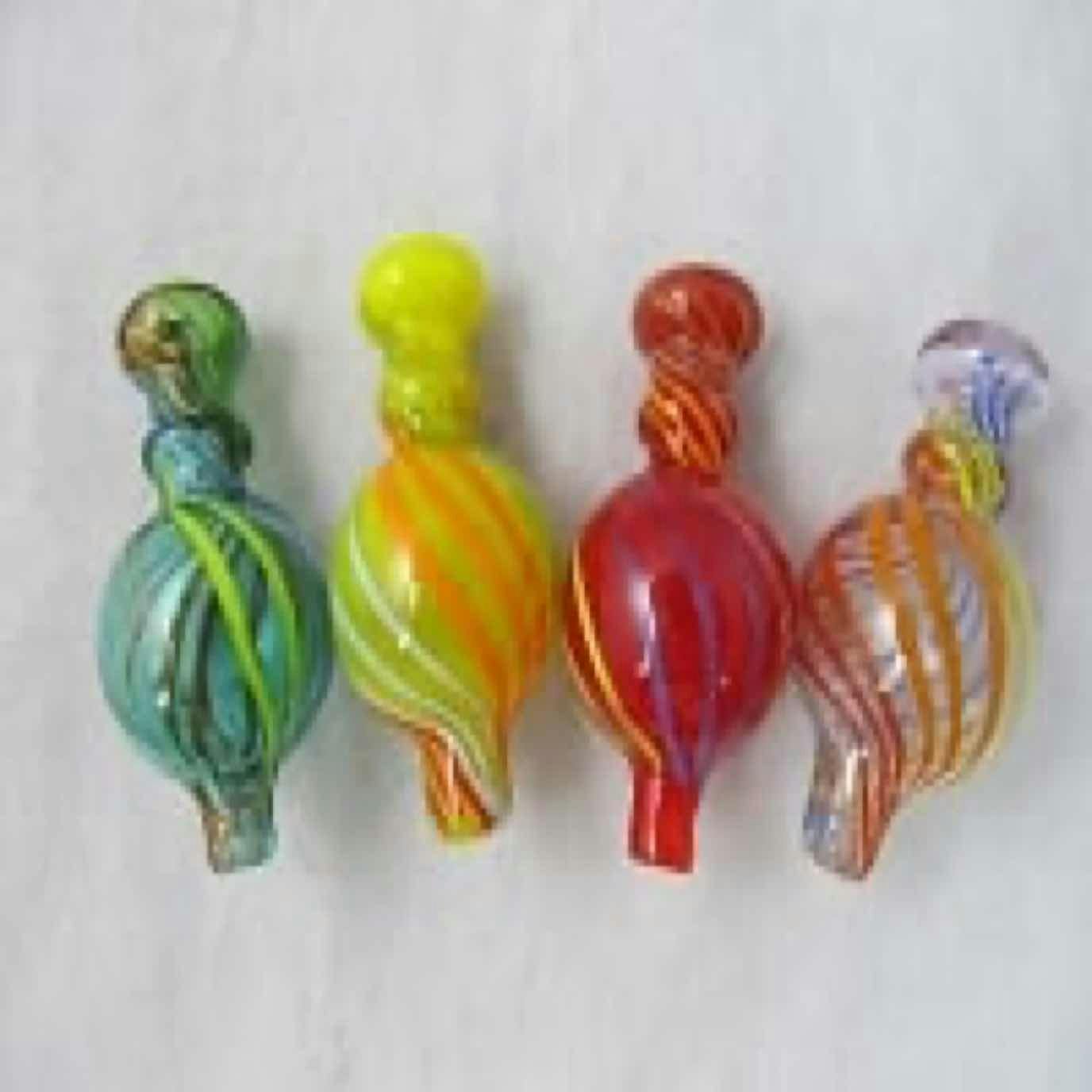 $12 | Hypnosis Swirl Directional Flow Carb Cap | AAA Glasspipes | 0386