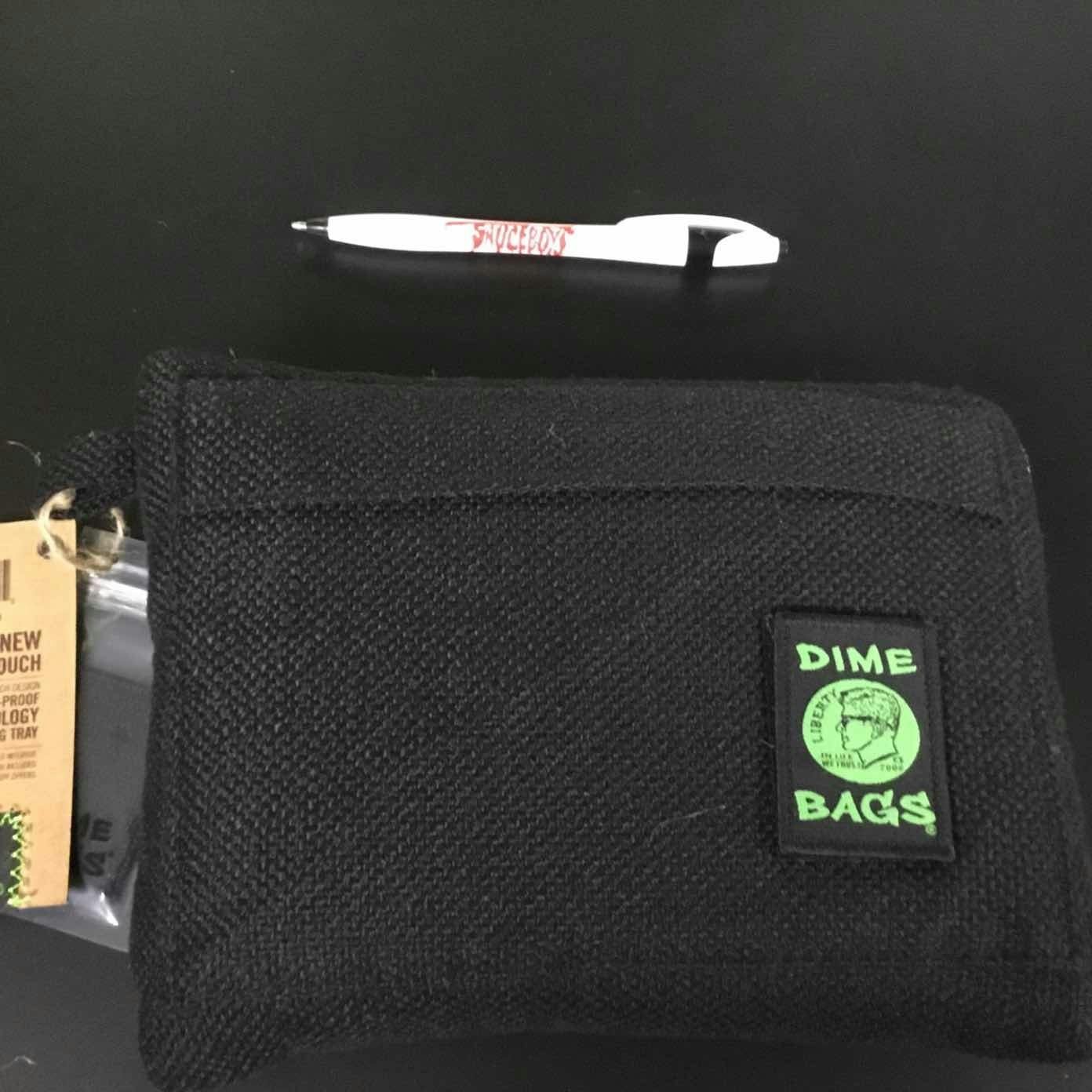 $35 | 10" All-in-one Padded Pouch | Dime Bags | Black