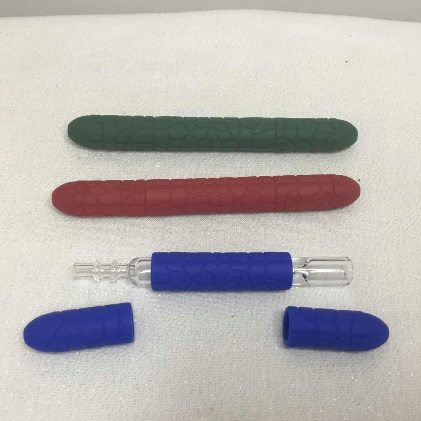 $7 | 5.5" Colored Nectar Collector Silicone Straw | AAA Glass Pipes | 576