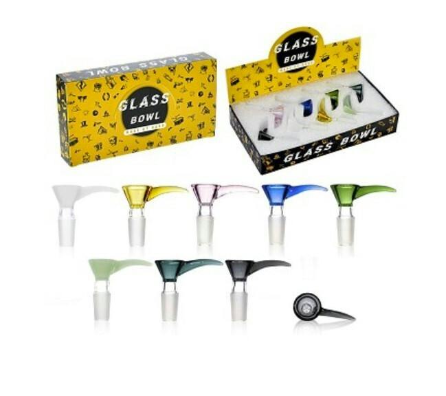 $6 | Full Color Small Horn Dry Bowl | AAA Glass Pipes | 0624
