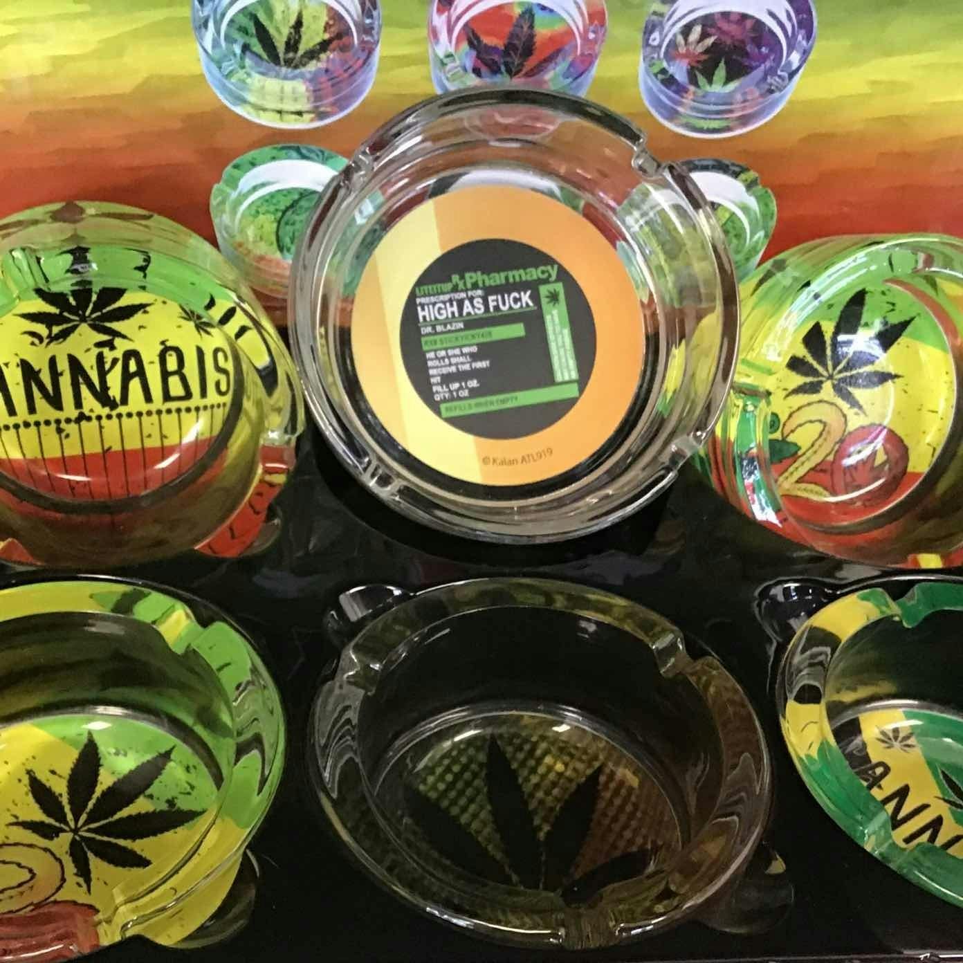$10 | Assorted Glass Ashtrays