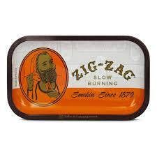 $18 | Large Rolling Tray | Zig Zag | Vintage Orange | 0661