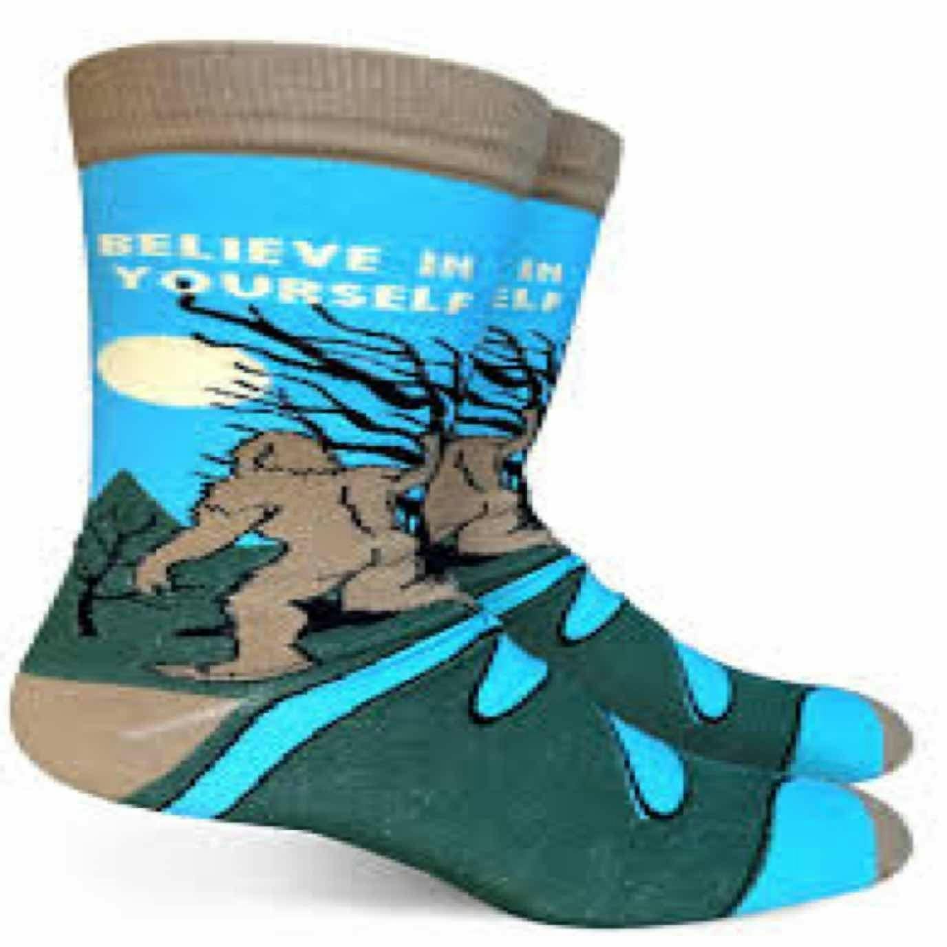$12 | Believe in Yourself Crew Sock | Groovy Things | 615