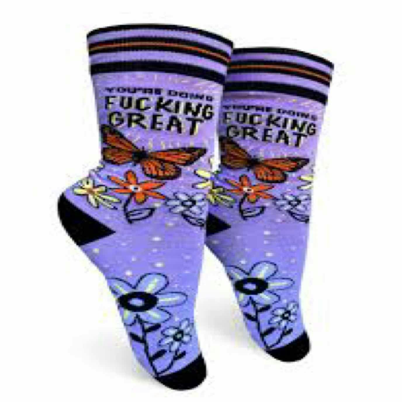 $12 | You've Got This Shit Womens Crew Sock | Groovy Things | 0602