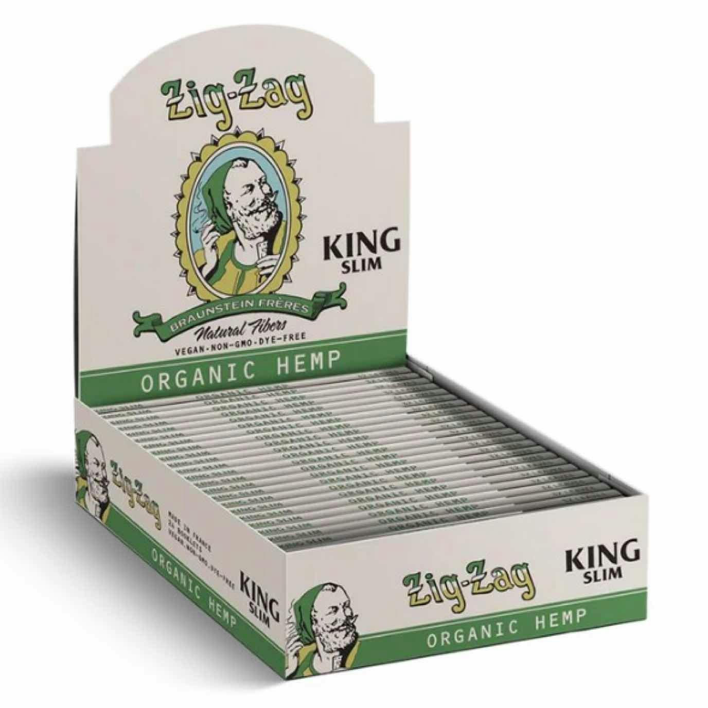 $3 | Vintage Organic Hemp Papers | Zig-Zag | King Slim