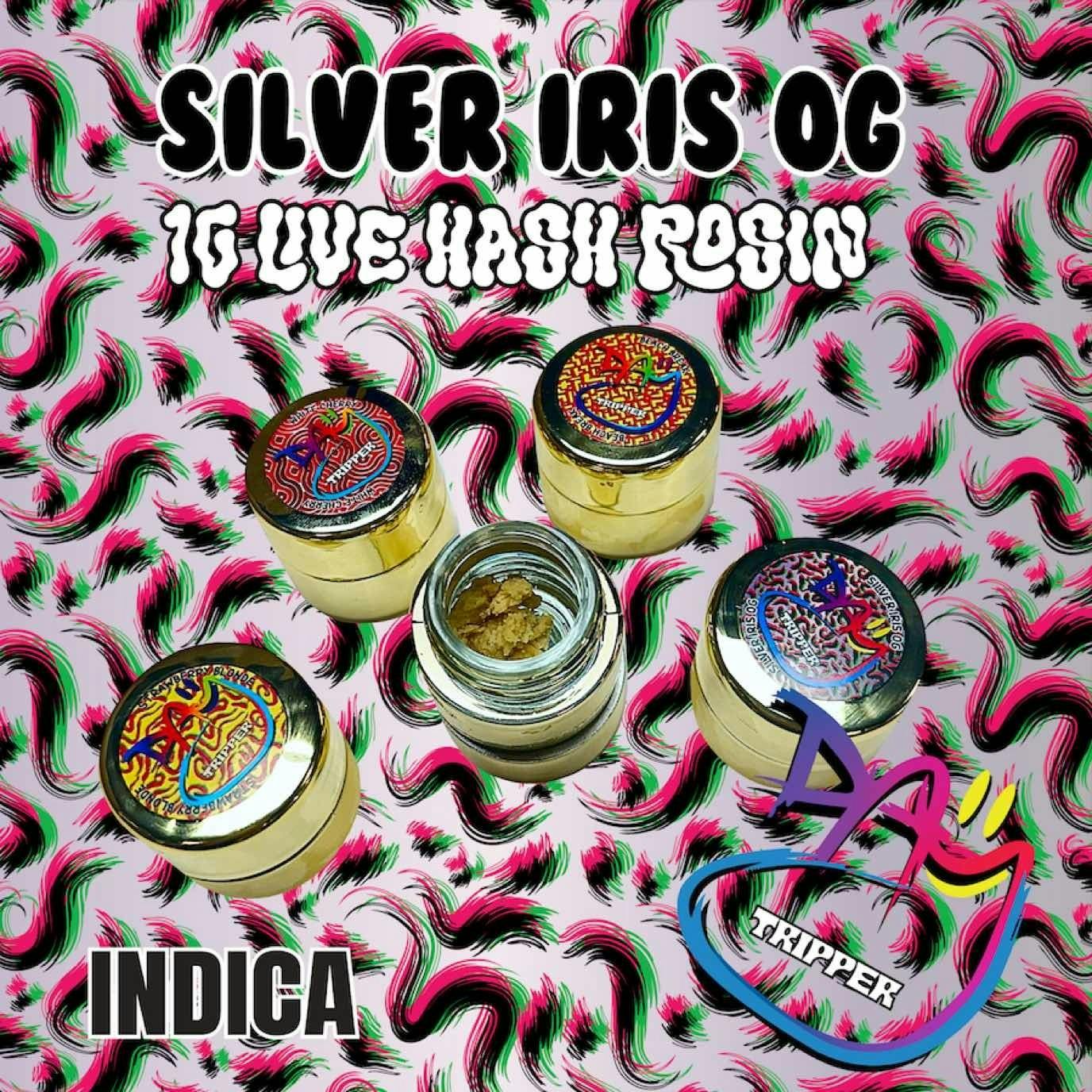 $25 | 1g Live Rosin | Day Tripper | Silver Iris
