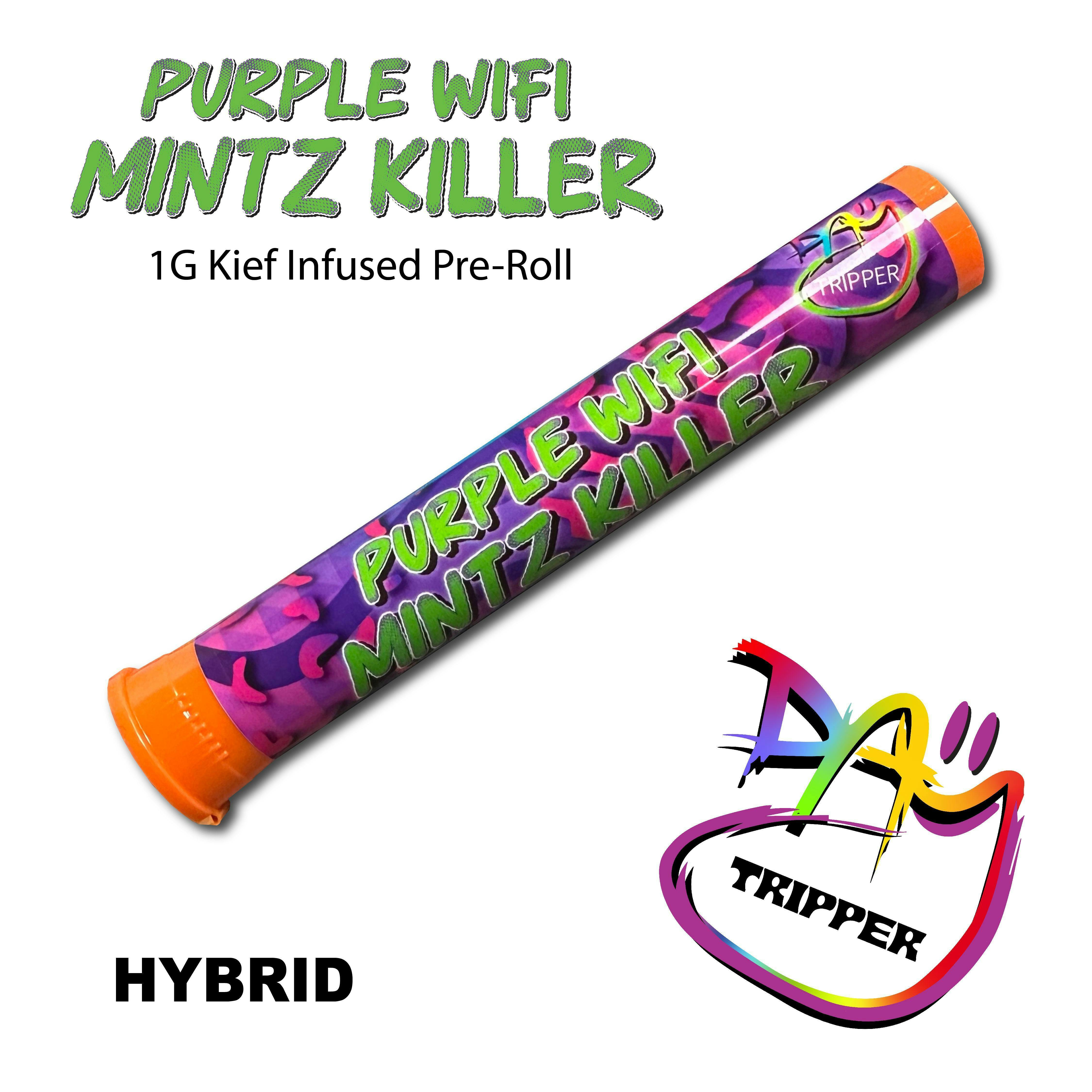 $7 | 1g Infused Pre-roll | Day Tripper | Purple Wifi Mints Killer