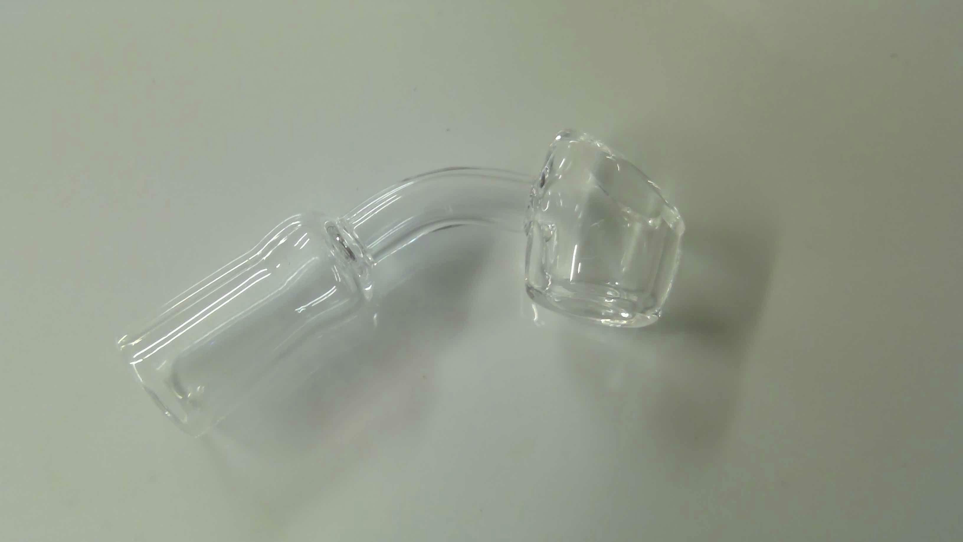 $8 | 45 degree 14mm Non-Grouted Female Quartz Banger | 00056