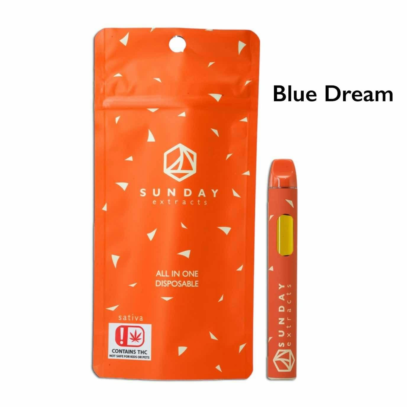 $28 | 2g Live Resin Disposable | Sunday Extracts | Durban Poison