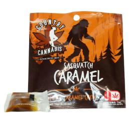 $4 | 110mg Caramel Chews | Country Cannabis | Sasquatch Caramels