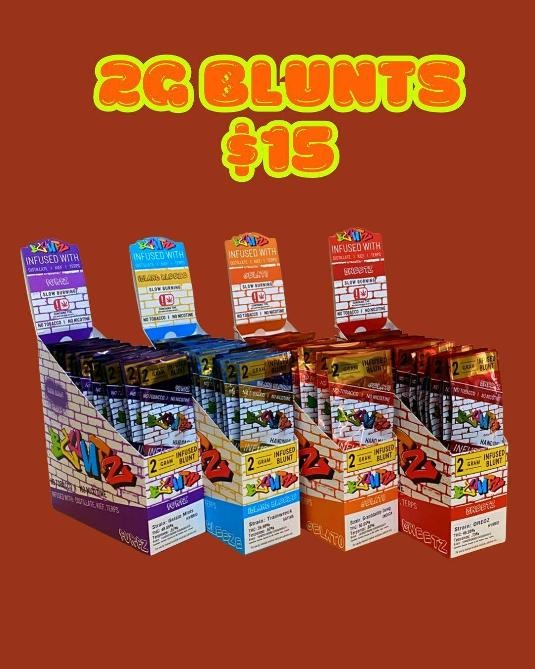 $15 | 2G Infused Bluntz N Wild | Rex's Remedies | Cherry Bomb | Perm Z