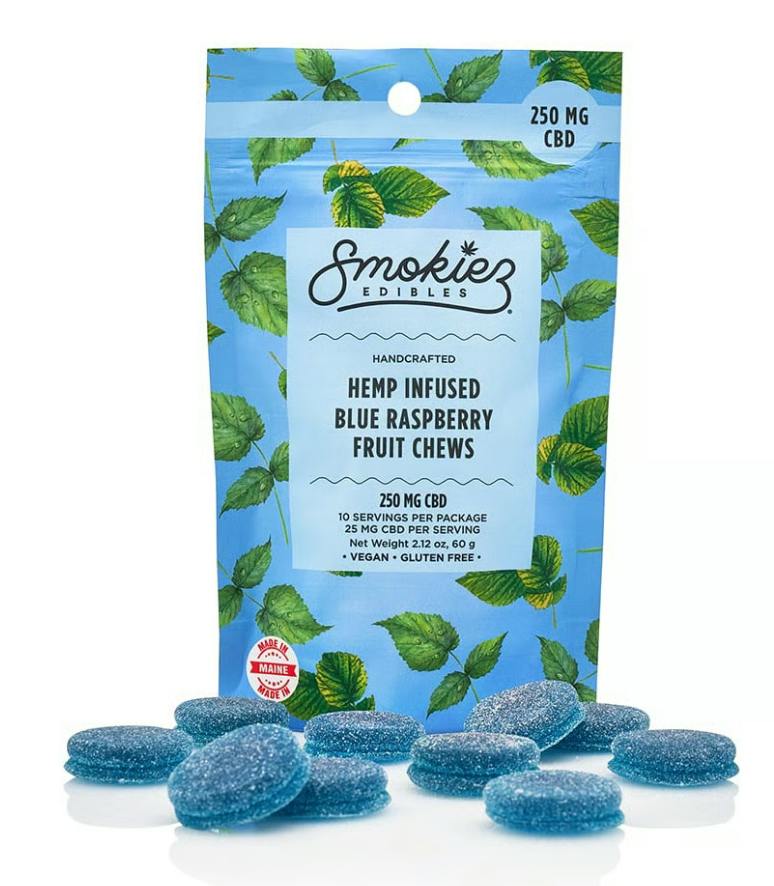$25 | 500MG CBD Gummy Pack | Smokiez | Green Apple