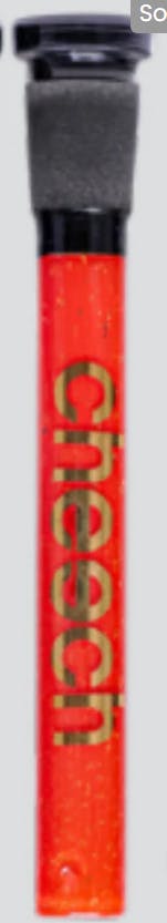 $18 | 5.75" Dichro Downstem | Medusa | Red | 776
