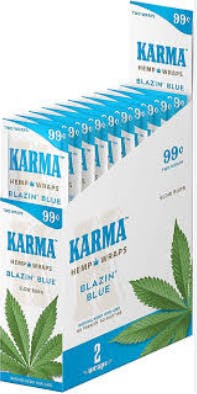 $0.99 | Karma Hemp Wraps | Blazin' Blue