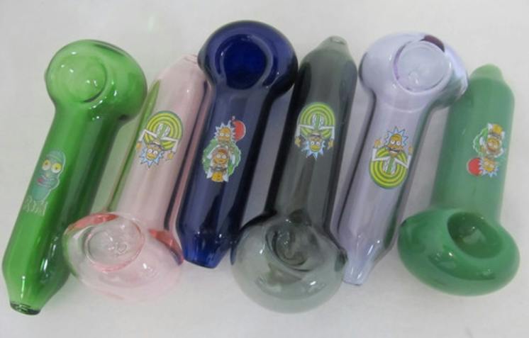 $15 | 6" Famous Cartoon Hand Pipe| AAA Glasspipes | 794