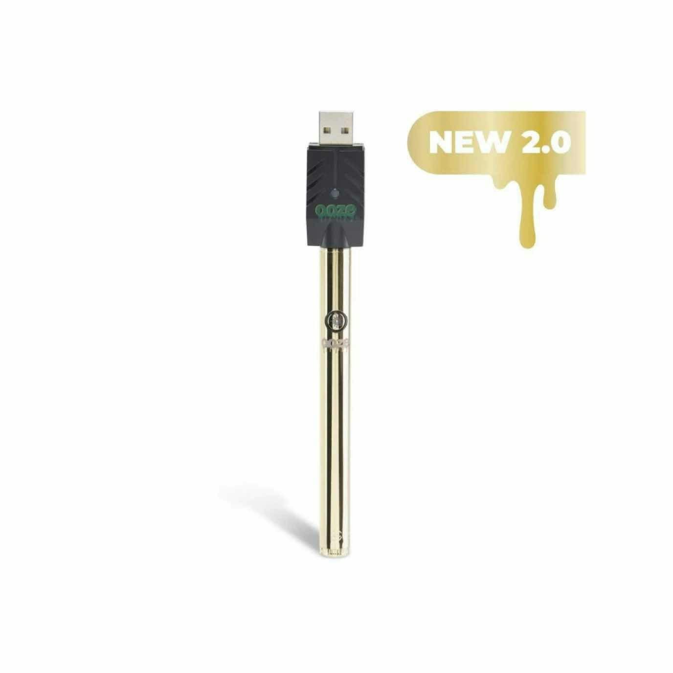 $20 | Ooze 2.0 Twist Battery Slim Pen | Lucky Gold