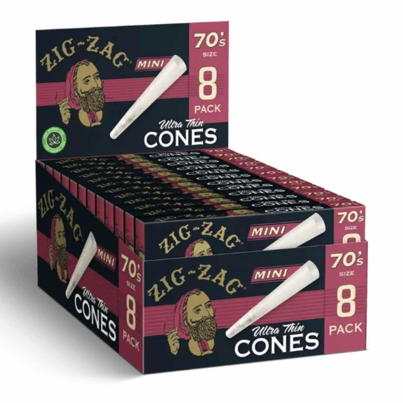 $3 | Zig Zag 70's Mini | Ultra Thin | 8 Pack