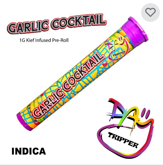 $7 | 1g Infused Pre-roll | Day Tripper | Garlic Cocktail