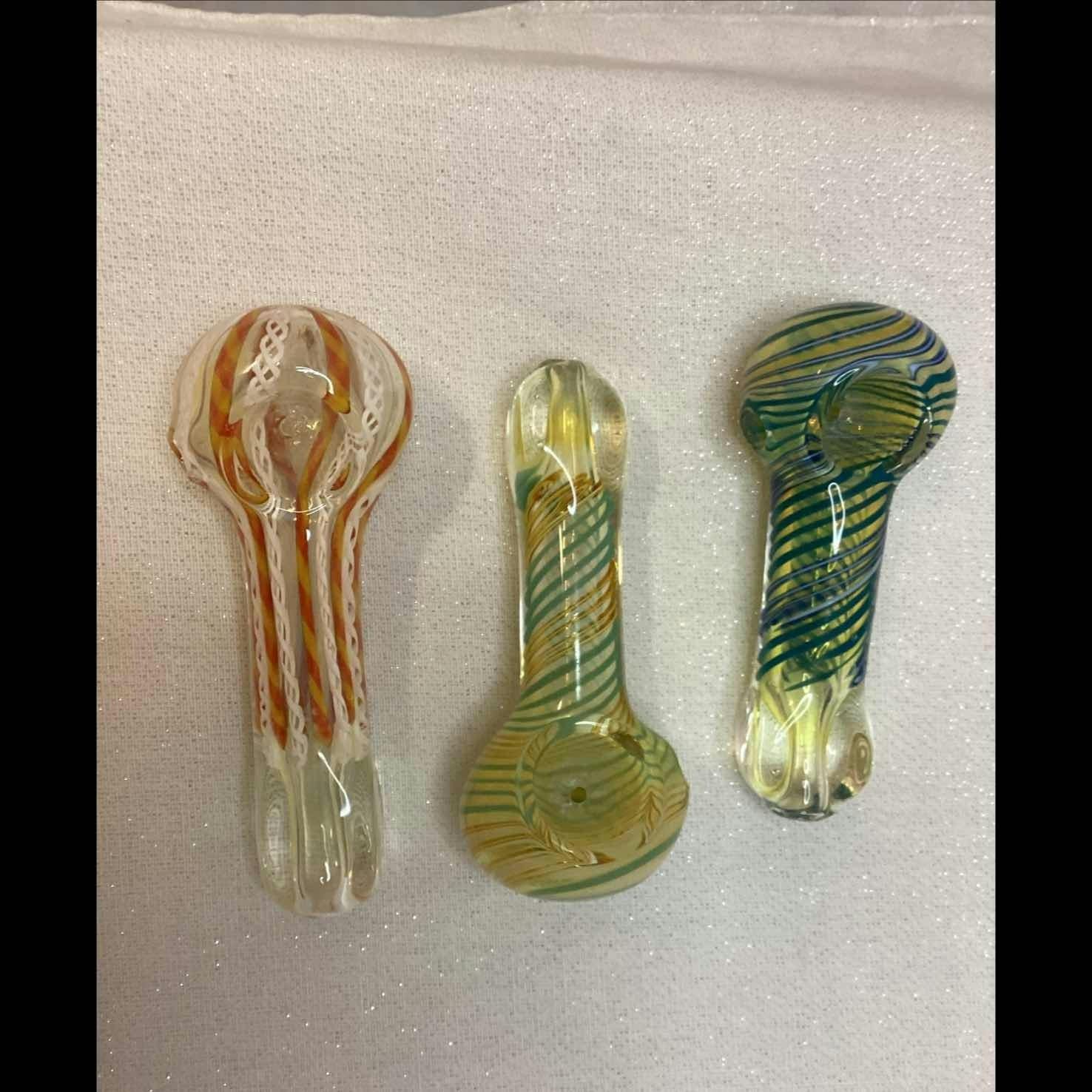 $10 | 4'' Multi Color Swirl Hand Pipe | AAA Glasspipe | 807