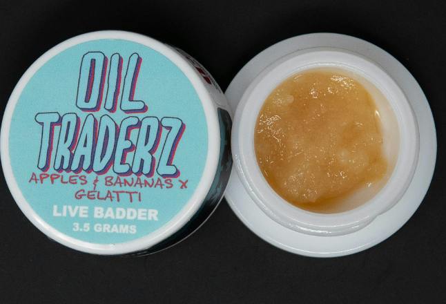 $25 | 3.5g Live Badder | Oil Traderz | Grape Fritter