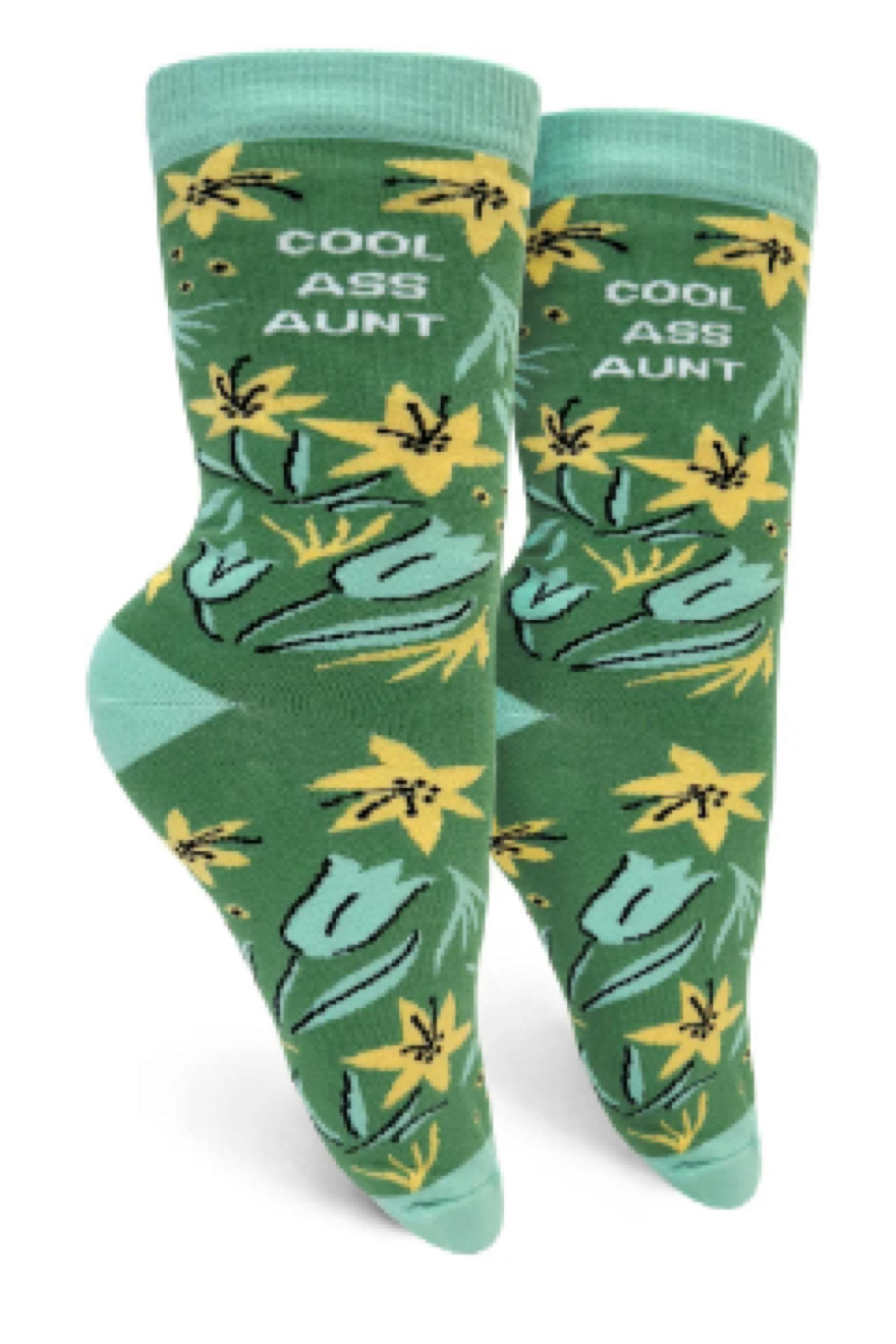 Cool Ass Aunt Womens Crew Groovy Things 0824