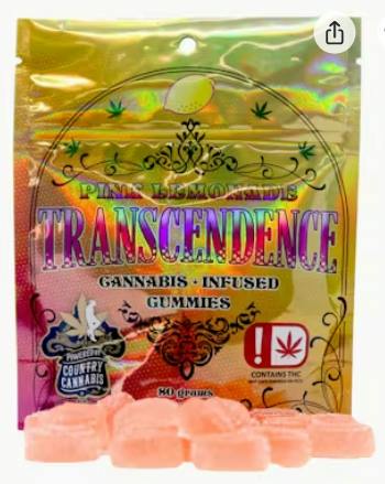 $22 | 1000mg Gummies | Transcendence | Pink Lemonade