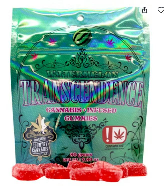 $22 | 1000mg Gummies | Transcendence | Watermelon