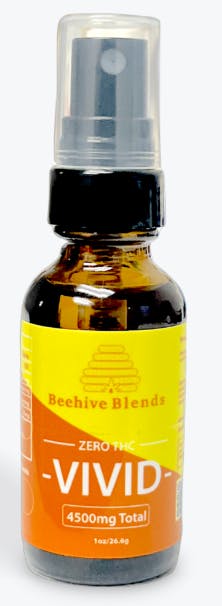 $75 | 4500mg Vivid Focus/Energy Tincture Spray | Bee Hive Blends |