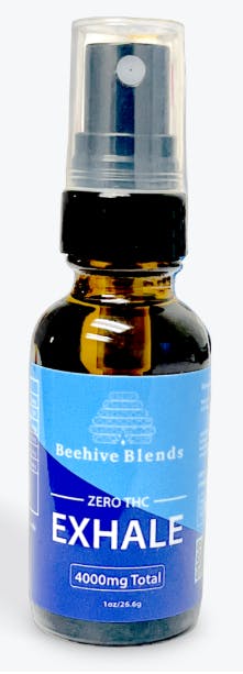 $75 | 4000mg Exhale Calm/Relax Tincture Spray | Bee Hive Blends |