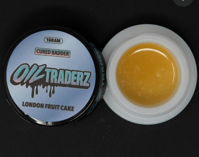 $9 | 1g Cured Cake Badder | Oil Traderz | London Fruit Cake