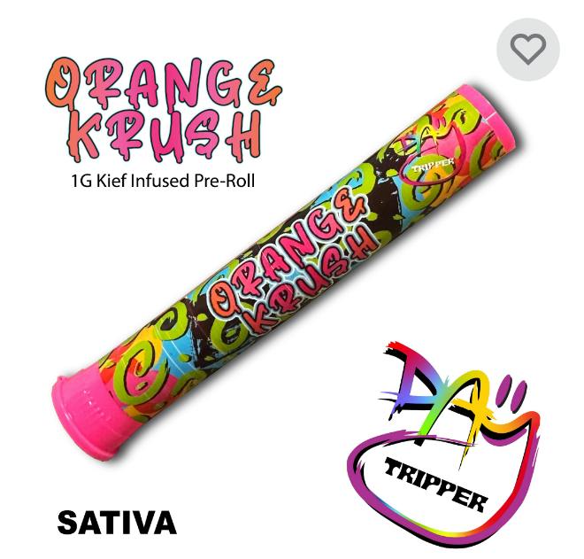 $7 | 1g Infused Pre-roll | Day Tripper | Orange Krush