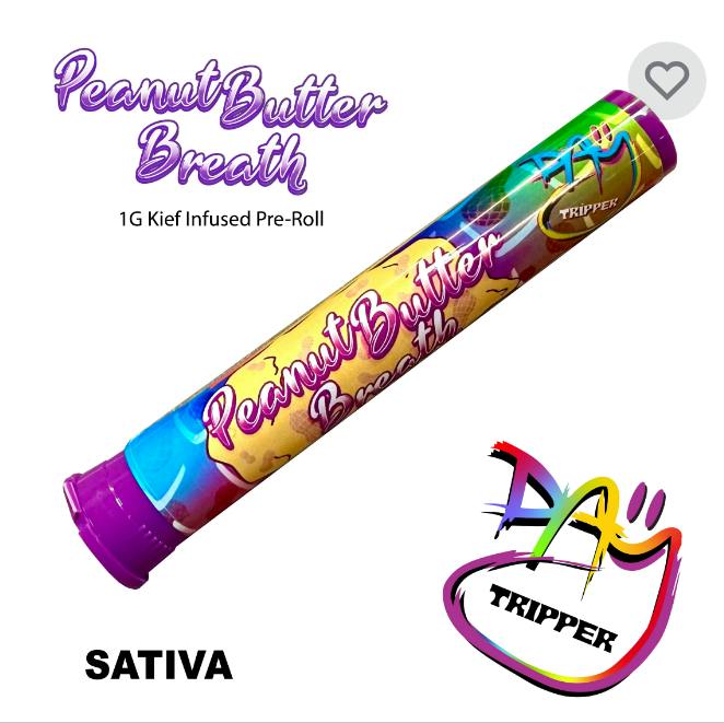$7 | 1g Infused Pre-roll | Day Tripper | Peanut Butter Breath