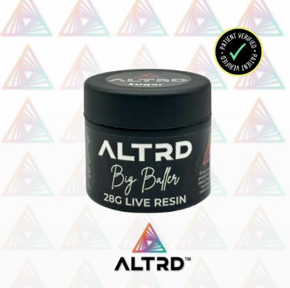 $75 | 28g Live Resin Baller Jar | ALTRD | Bonding Glue