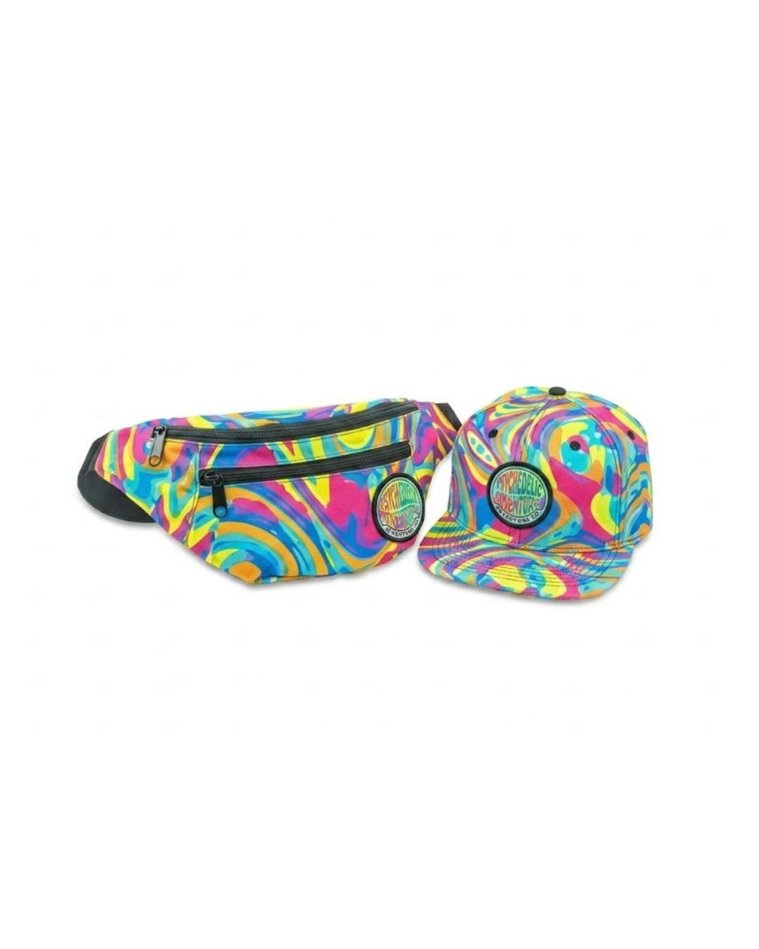$95 | Hyperpop Fanny Pack & Snap Back Set - Grass Roots Dime Bags | Head Choice | 865