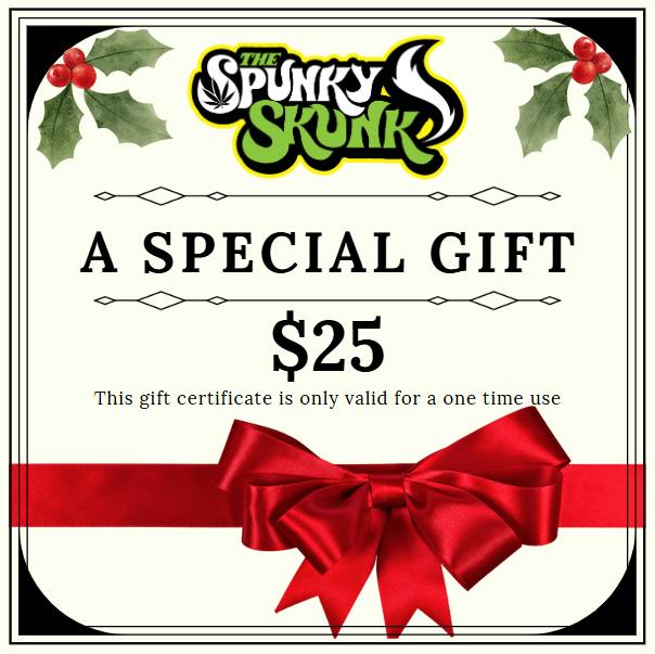 $25 | Gift Certificate | Spunky Skunk | Dec 2024