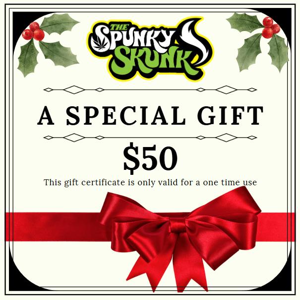 $50 | Gift Certificate | Spunky Skunk | Dec 2024