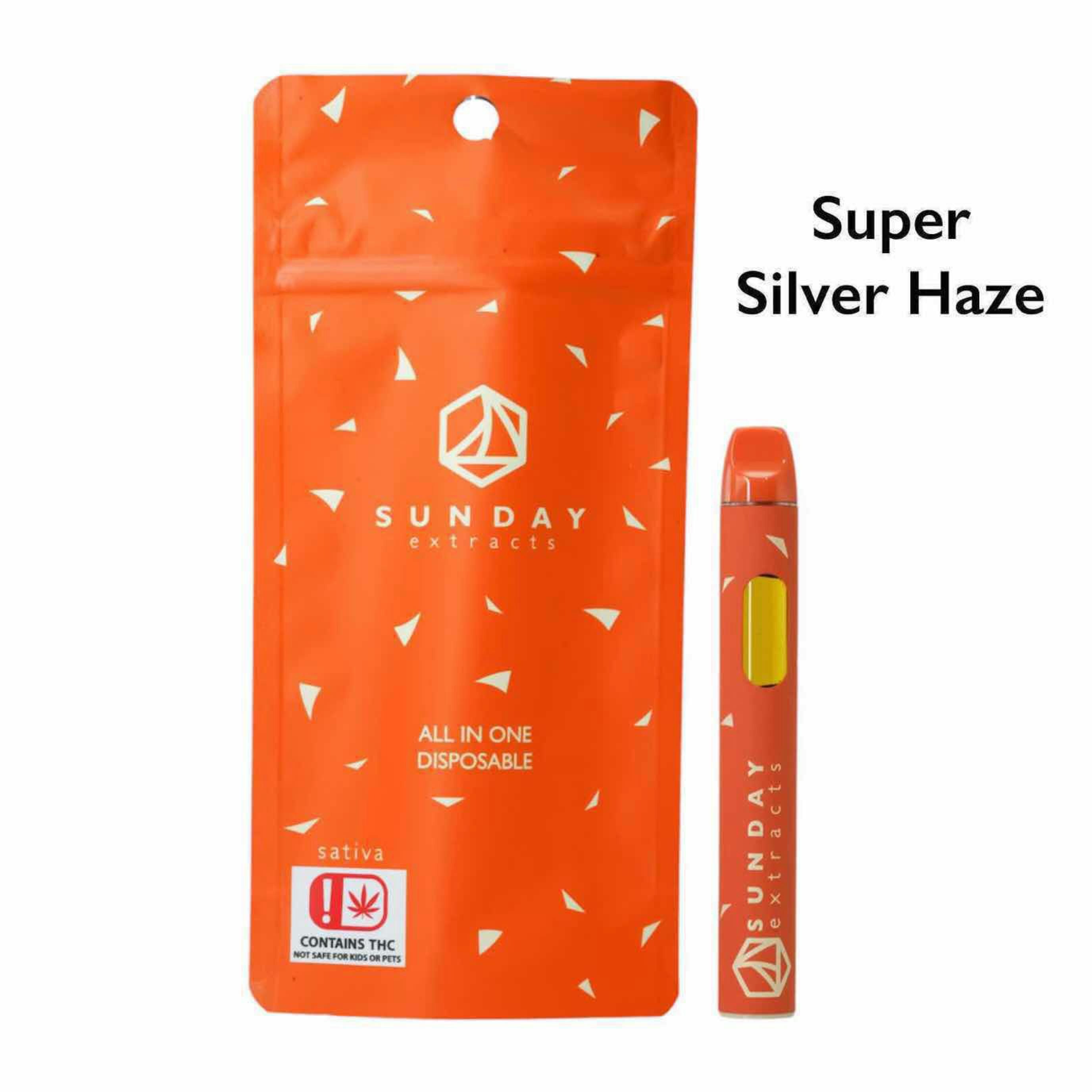 $25 | 2g Disposable | Sunday Extracts | Super Silver Haze