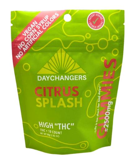 $30 | 2500mg Gummies | Day Changers | Citrus Splash