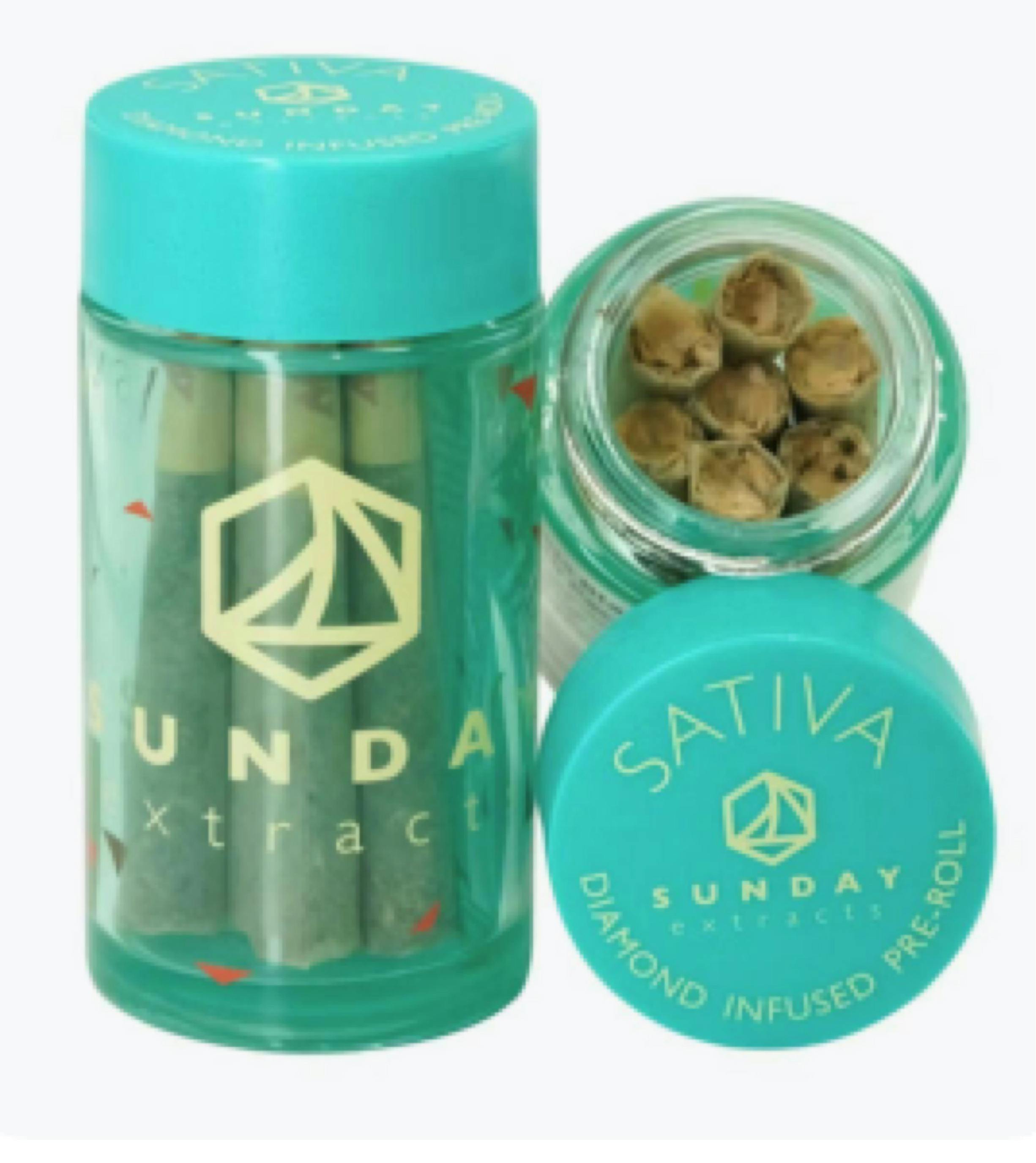 $35 | 10 Pack .75g Diamond Infused Pre-Roll | Sunday Extracts | Baja Blast